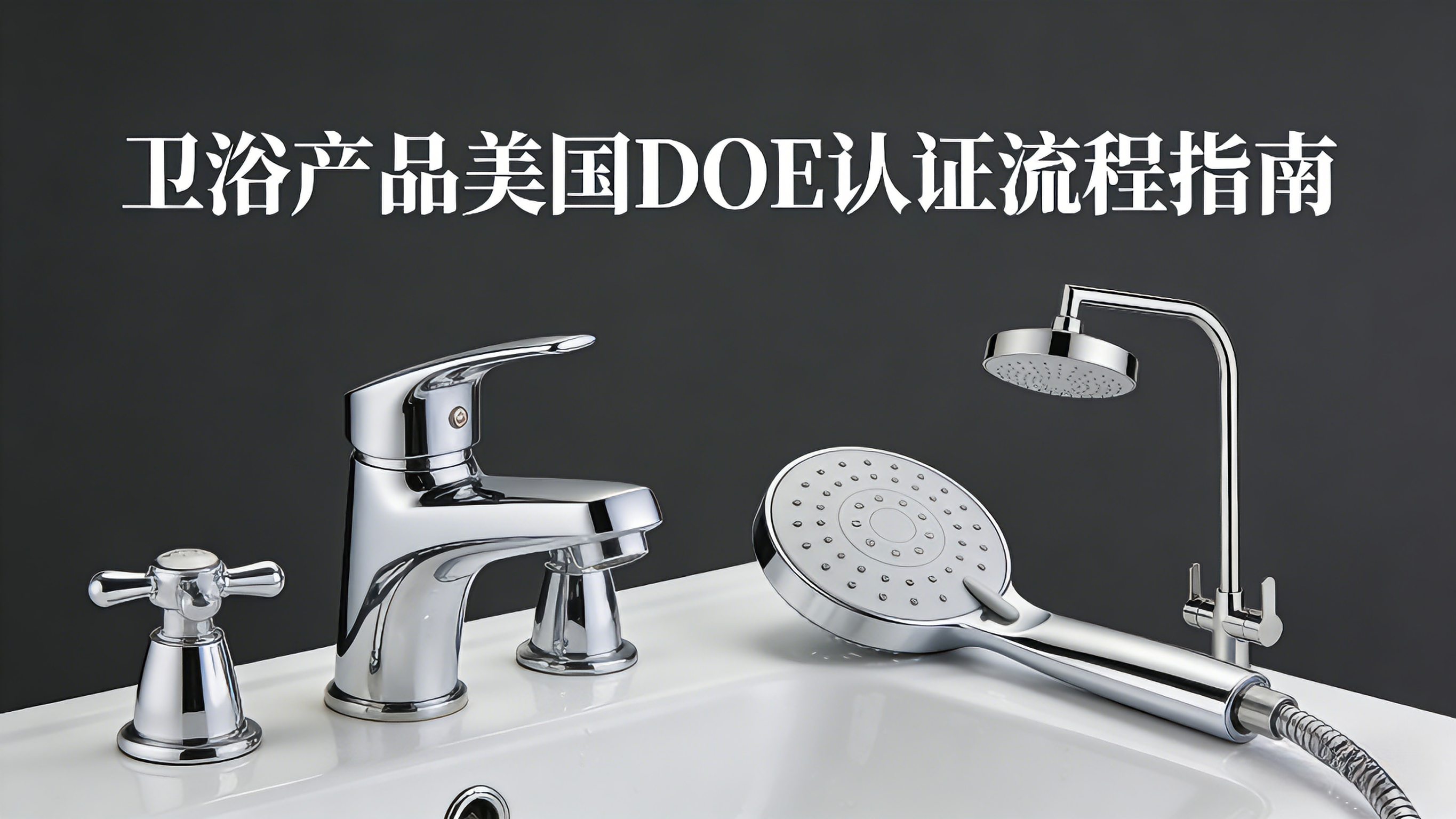 水龍頭、淋浴頭等衛浴產品美國DOE認證流程指南(圖1)